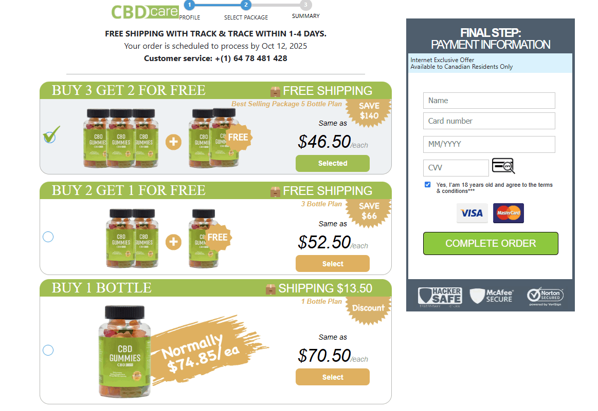 Global Health Farms CBD Gummies